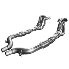 Load image into Gallery viewer, Kooks 15-24 Ford Mustang GT/Dark Horse V8 5.0L 1-7/8in SS Headers w/ GREEN Catted Connection Pipe