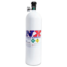 Load image into Gallery viewer, Nitrous Express 15lb Bottle w/Lightning 500 Valve (6.89 Dia x 26.69 Tall) w/Gauge