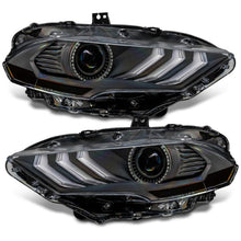 Load image into Gallery viewer, Oracle Lighting 18-23 Ford Mustang Dynamic ColorSHIFT LED Headlights - Black Series