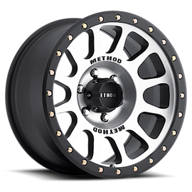 Method MR305 NV 17x8.5 25mm Offset 6x5.5 108mm CB Machined/Black Street Loc Wheel