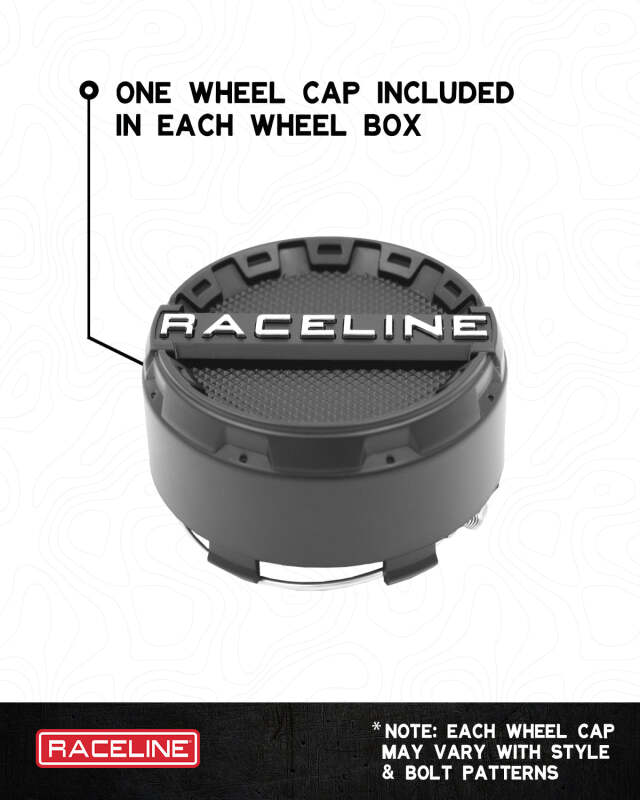 Raceline A77 Mamba 10x5in / 4x156 BP / 18mm Offset / 132.5mm Bore - Black & Machined Wheel