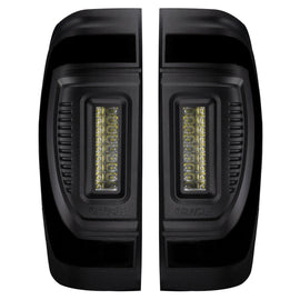 Oracle 19-23 GMC Sierra Black Series Flush Style LED Tail Lights - Factory Halogen