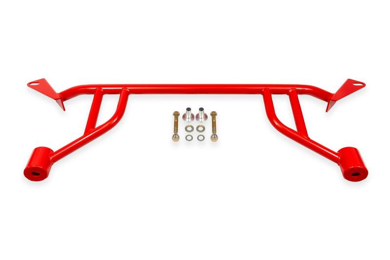 BMR 24-25 Ford Mustang S650 Chassis Brace Front Subframe 4-point - Red