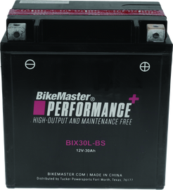 BikeMaster Battery - BIX30L-BS
