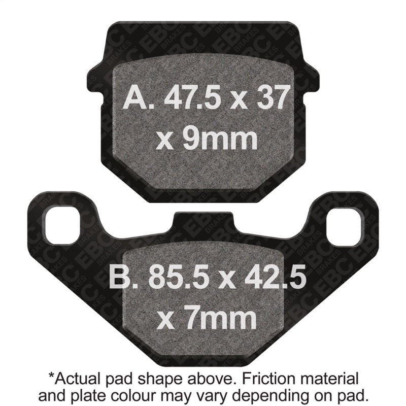 EBC 88-90 Kawasaki KD 80 N Front Left/Right FA-SFA-X Brake Pads