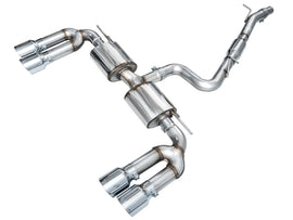 AWE Tuning 22-24 Audi 8Y S3 Touring Edition Exhaust - Chrome Silver Tips