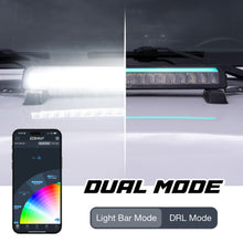 Load image into Gallery viewer, XK Glow XKmax 7in Offroad Light Bar w/ RGBW Chasing DRL &amp; App Control