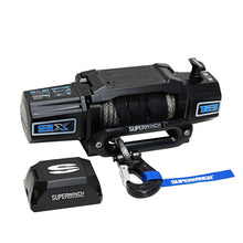 Load image into Gallery viewer, Superwinch 12000 LBS 12V DC 3/8in x 80ft Synthetic Rope SX12SR Winch - Semi Gloss Black