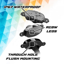 Load image into Gallery viewer, XK Glow XKmax Pre-Runner Style RGBW LED Grill Pods - 4pc