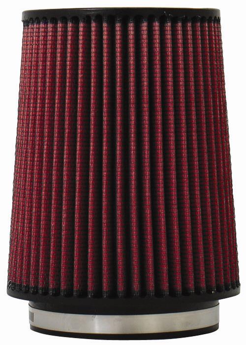 Injen High Performance Air Filter - 5 Black Filter 6 1/2 Base / 8 Tall / 5 1/2 Top