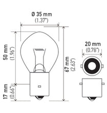Load image into Gallery viewer, Hella Bulb 635 12V 35W Ba20S B11 F2 (MOQ 10)