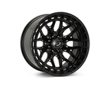 Vossen HFX-1 20x10 - 8x170 - ET18 - Super Deep Face - 125.1 - Satin Black Wheel