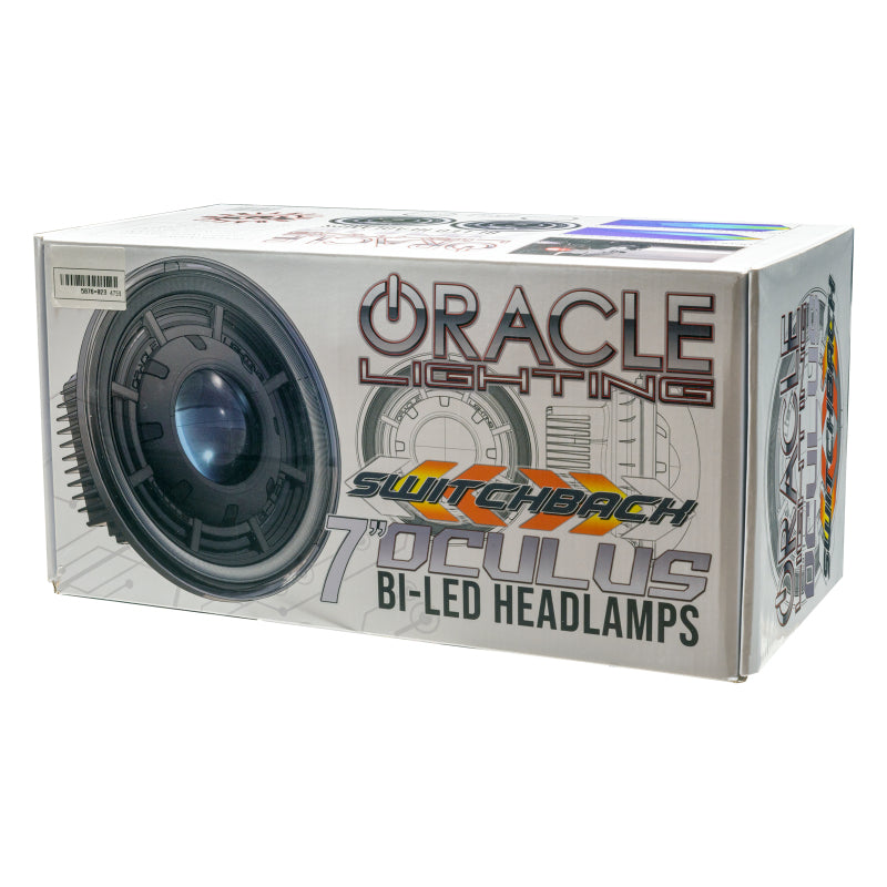 ORACLE Lighting 0718 Jeep Wrangler JK Oculus 7in Switchback BiLED Projector Headlights