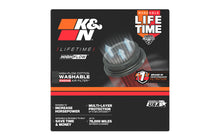 Load image into Gallery viewer, K&amp;N Universal Rubber Filter 0.75in FLG 4.0625in OD 2.1875in Height
