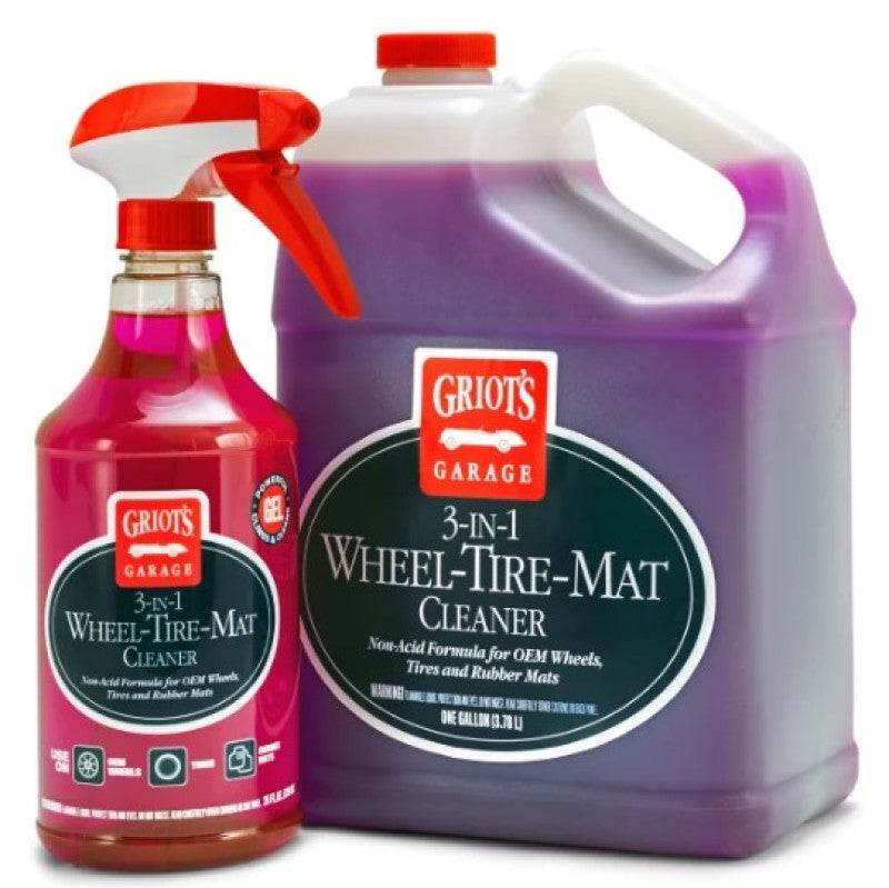 Griots Garage 3-in-1 Wheel/Tire/Mat Cleaner - 25oz