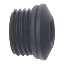 Load image into Gallery viewer, DeatschWerks 6AN ORB Male Plug Low Profile Internal Allen/Hex (Incl O-Ring) - Anodized Matte Black