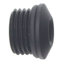 DeatschWerks 6AN ORB Male Plug Low Profile Internal Allen/Hex (Incl O-Ring) - Anodized Matte Black