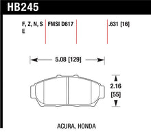 Load image into Gallery viewer, Hawk 94-01 Acura Integra (excl Type R)  HP+ Street Front Brake Pads
