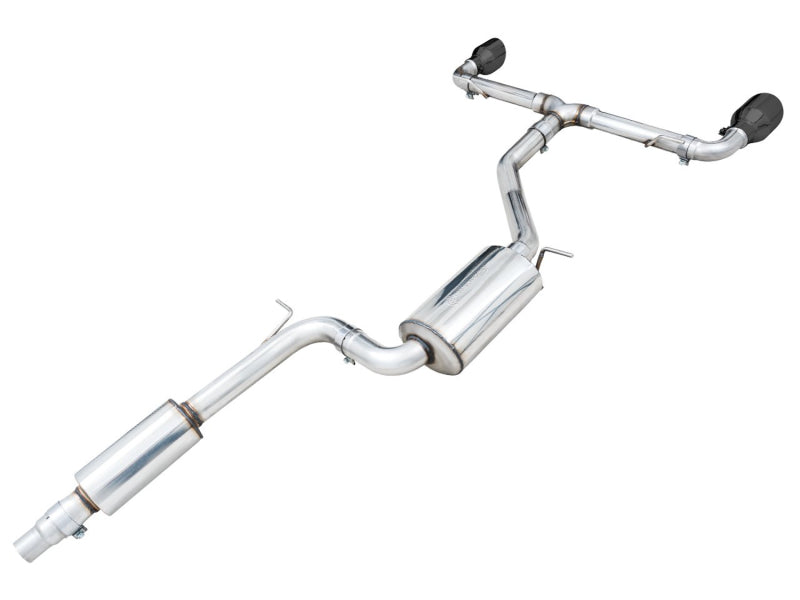 AWE Tuning 2022 VW GTI MK8 Touring Edition Exhaust - Diamond Black Tips