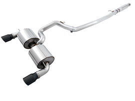 AWE Tuning Ford Focus RS Touring Edition Cat-Back Exhaust - Resonated - Diamond Black Tips