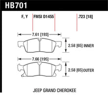 Load image into Gallery viewer, Hawk 11-12 Dodge Durango / 11-12 Jeep Grand Cherokee LTS Front Street Brake Pads