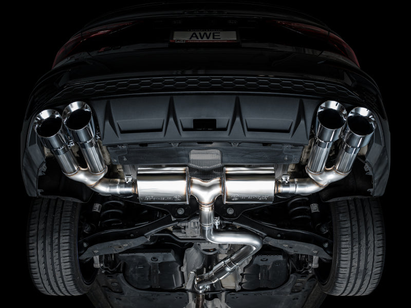 AWE Tuning 22-24 Audi 8Y S3 Touring Edition Exhaust - Chrome Silver Tips