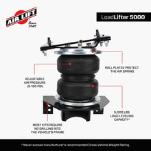 Load image into Gallery viewer, Air Lift LoadLifter 5000 for 2019 Chevrolet Silverado 1500 4WD (Trail Boss)