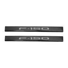 Load image into Gallery viewer, Putco 15-20 Ford F-150 - SuperCrew w/ F-150 Etching (4pcs) Black Platinum Door Sills