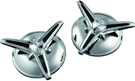 Kuryakyn Knock-Off Center Caps For Trikes Chrome