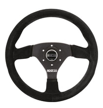 Load image into Gallery viewer, Sparco Steering Wheel 383 Suede Black