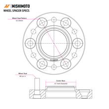 Load image into Gallery viewer, Mishimoto Wheel Spacers - 5x100 - 56.1 - 15 - M12 - Black
