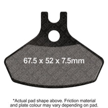 Load image into Gallery viewer, EBC 08-15 Can Am DS 450 2x4/EFi (Road Model w/Hand Brk) Frt Left/Right R Series Sintered Brake Pads