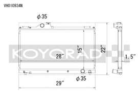 Koyo 01-05 Lexus IS300 (w/ Manual Transmission) Racing Radiator