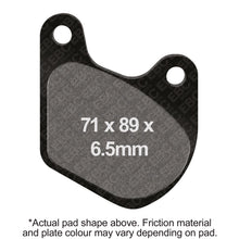 Load image into Gallery viewer, EBC 73-78 Harley-Davidson Sportster XLH/XLCH Rivet Type Rear Right FA-SFA-TT-X Brake Pads