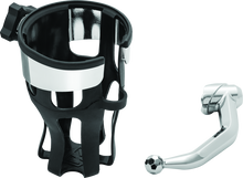 Load image into Gallery viewer, Kuryakyn Reflex Drink Holder Honda Goldwing DCT Handlebar Left Side Mount Chrome