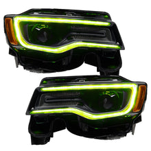 Load image into Gallery viewer, Oracle 1421 Jeep Grand Cherokee Dynamic Headlight DRL Upgrade Kit  ColorSHIFT Dynamic
