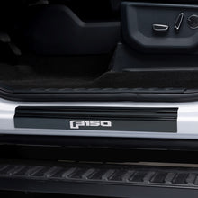 Load image into Gallery viewer, Putco 15-20 Ford F-150 - SuperCrew w/ F-150 Etching (4pcs) Black Platinum Door Sills