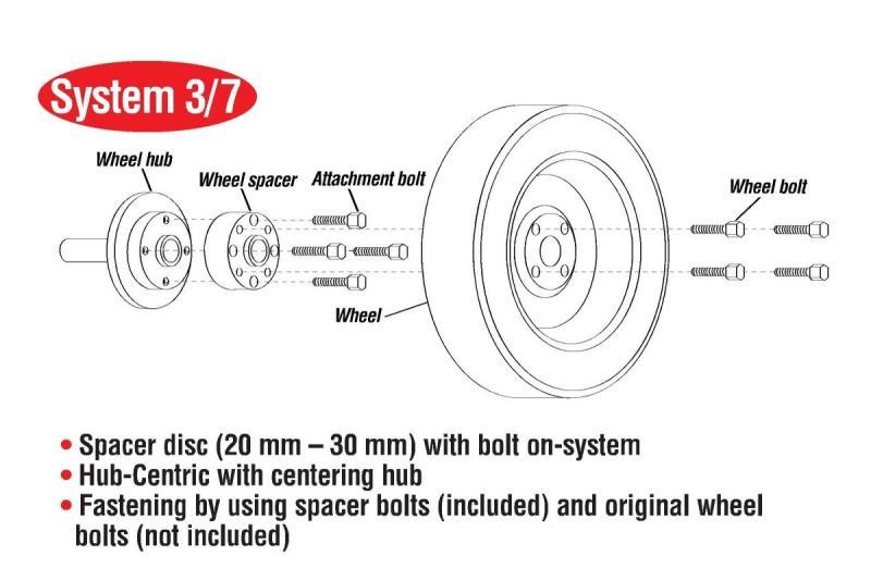 Eibach Pro-Spacer 13-18 Subaru BRZ 25mm Thickness 5x100 Hub 56