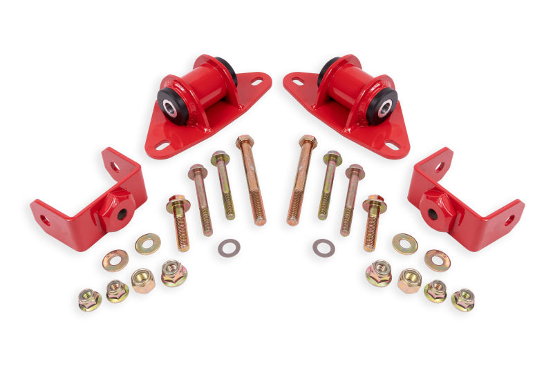 BMR 14-19 Chevrolet Corvette Motor Mount Kit - Red