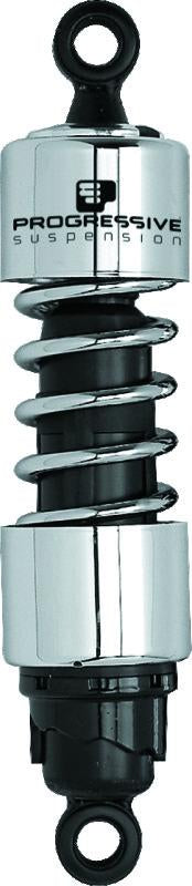 Progressive Harley-Davidson 412 Series Shocks 12.6in - Chrome