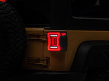 Load image into Gallery viewer, Raxiom 07-18 Jeep Wrangler JK Axial Series JL Style LED Tail Lights- Black Housing- Red Lens