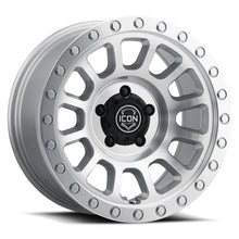 Load image into Gallery viewer, ICON Hulse 18x9 5x150 25mm Offset 6in BS Silver Machined