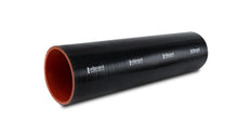 Load image into Gallery viewer, Vibrant 4 Ply Reinforced Silicone Straight Hose Coupling - 1.75in I.D. x 12in long (BLACK)