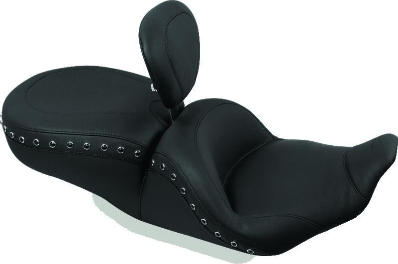 Mustang 15-23 Kawasaki Vulcan S Solo Seat Diamond Stitch - Black