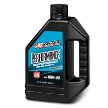 Load image into Gallery viewer, Maxima Performance Auto Performance 10W40 Mineral Engine Oil - Quart