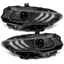 Load image into Gallery viewer, Oracle Lighting 18-23 Ford Mustang Dynamic ColorSHIFT LED Headlights - Black Series