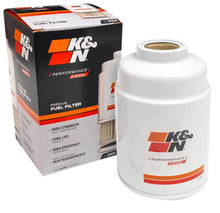 Load image into Gallery viewer, K&amp;N Cellulose Media Fuel Filter 3.5in OD x 6.281in L