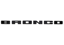 Load image into Gallery viewer, Ford Racing 2021+ Bronco Grille Lettering Overlay Kit - Black