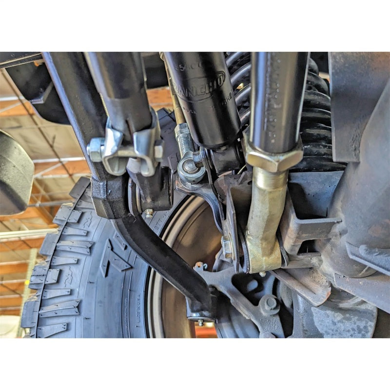 RockJock TJ/LJ/XJ/MJ Currectlync Steering System Bolt-On w/ 1 1/4in Dia. Tie Rod/Forged Drag Link