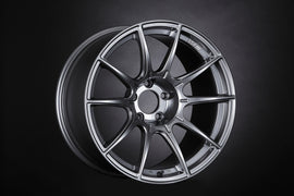 SSR GTX01 18x9.5 5x114.3 22mm Offset Dark Silver Wheel Evo 8 9 X / G35 / 350z / 370z
